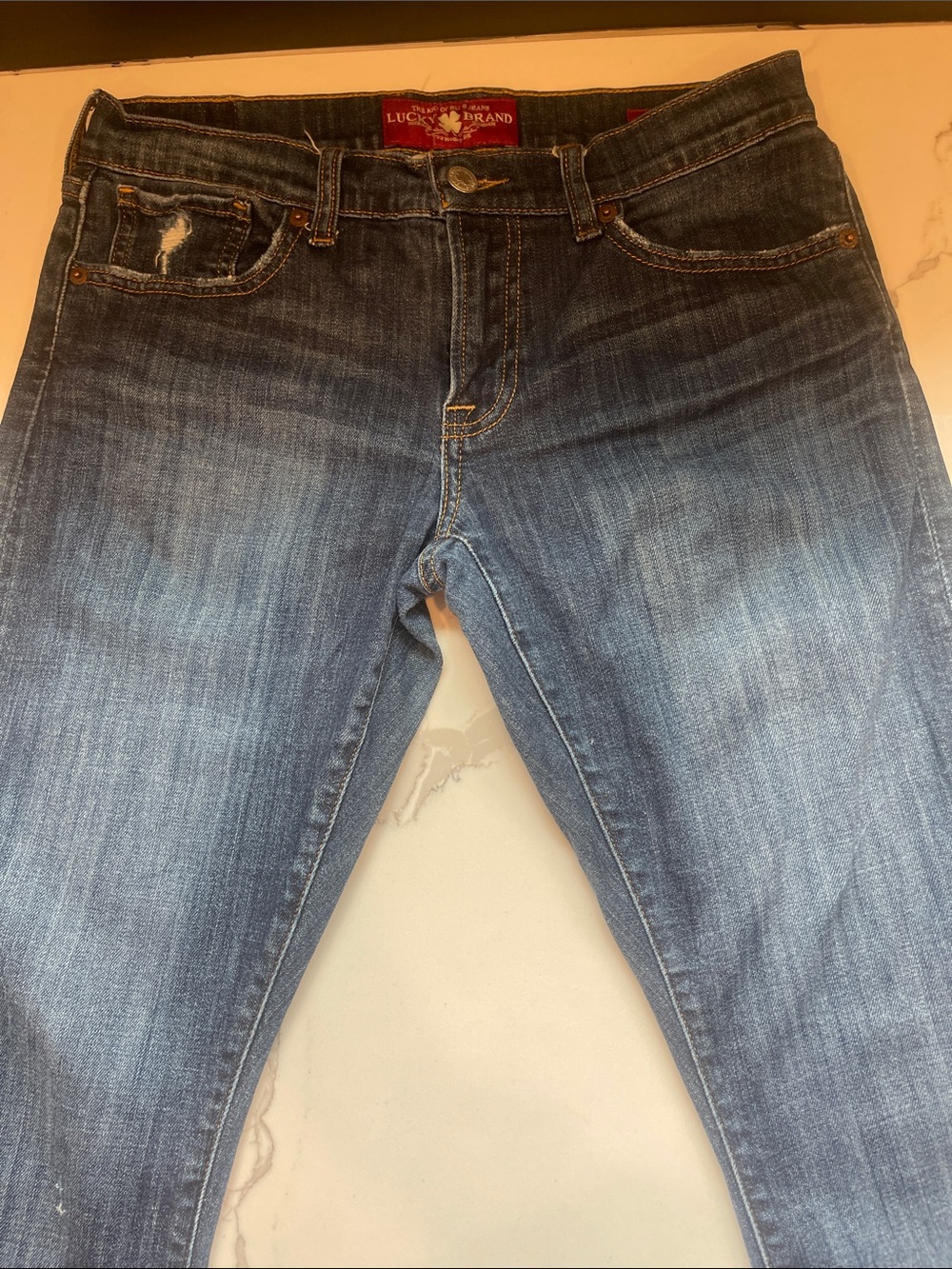 Lucky Brand Women's Blue Straight Leg Jeans